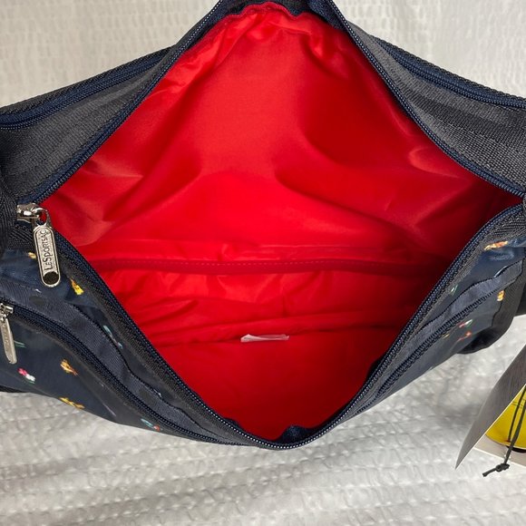 LeSportsac Deluxe Everyday Bag with Pouch 8-Bit Pokemon Characters - NWT - Picture 4 of 9